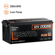 Humsienk ORIGIN LiFePO4 акумулятор 12V 200Ah Plus (BMS 250A) — сертифікований ECE R10
