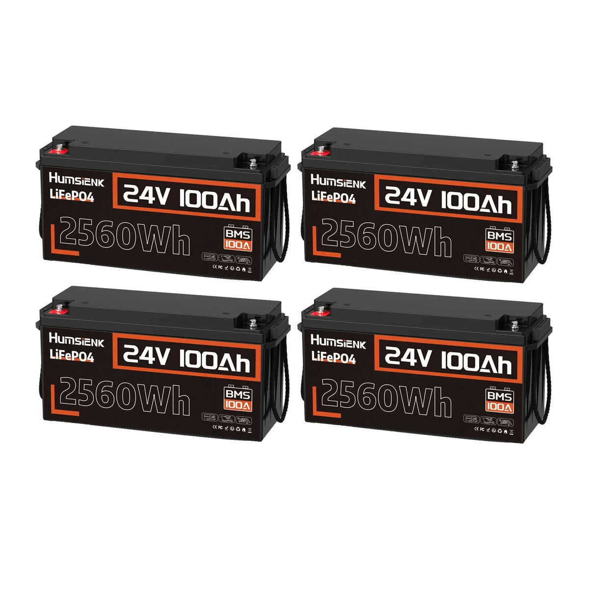 Humsienk ORIGIN LiFePO4 акумулятор 24V 100Ah (BMS 100A)