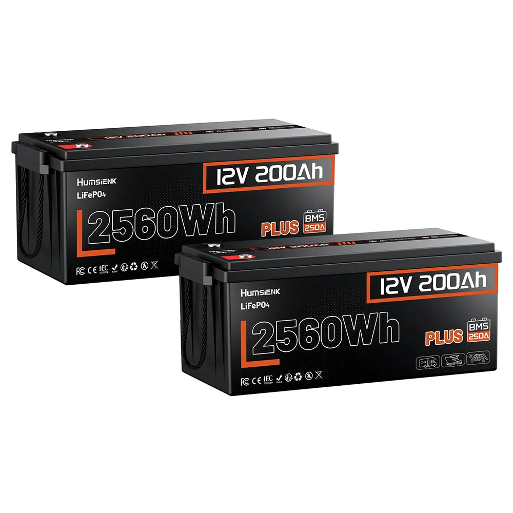 Humsienk ORIGIN LiFePO4 акумулятор 12V 200Ah Plus (BMS 250A) — сертифікований ECE R10