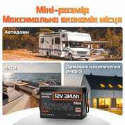 Humsienk Міні-акумулятор LiFePO4 12В 314А·год (200А BMS)
