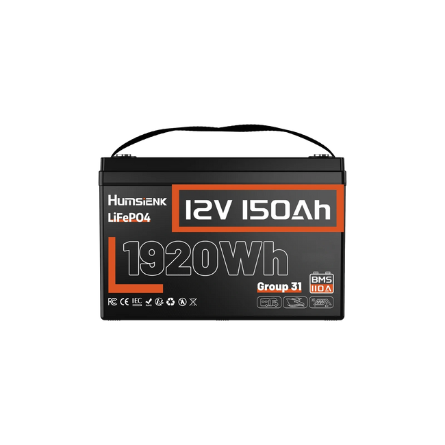 Humsienk 12V 150Ah LiFePO4 Battery