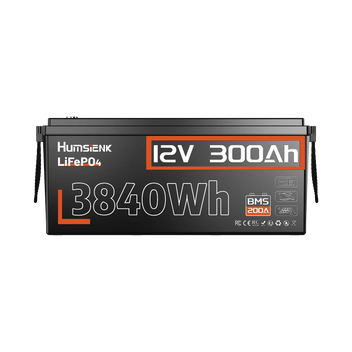 Humsienk ORIGIN LiFePO4 акумулятор 12V 300Ah з BMS 200A