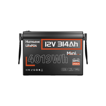 Humsienk Міні-акумулятор LiFePO4 12В 314А·год Bluetooth (200А BMS)