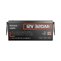 Humsienk 12V 320Ah Deep Cycle High Capacity Battery_, Built-in 250A BMS and Bluetooth 5.0