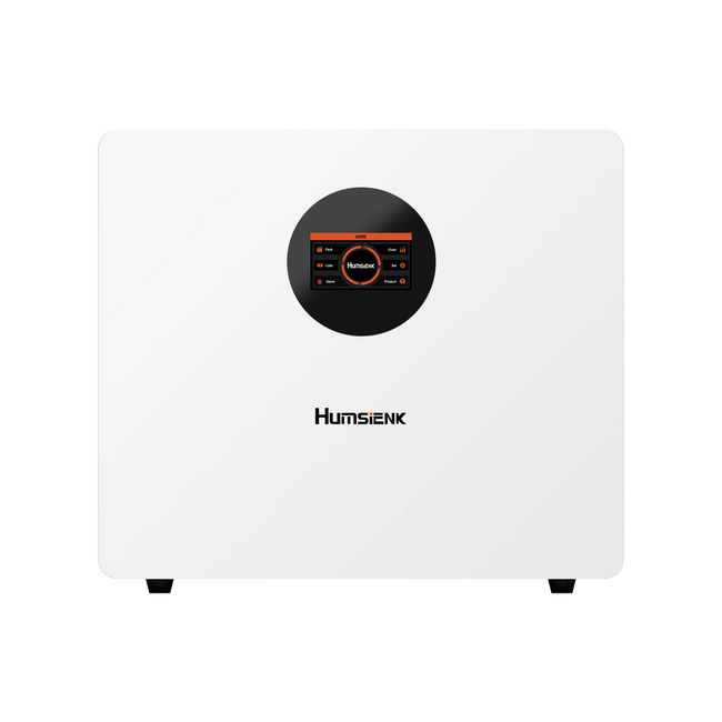 Humsienk 51,2V 100Ah LiFePO4 Solar Battery, 5.12kWh Wall-Mounted Home Battery Storage
