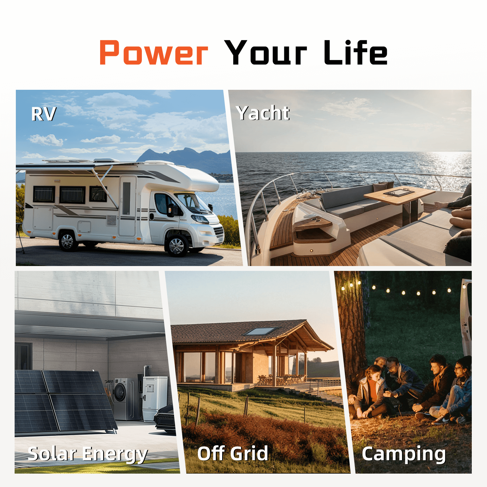 Humsienk 12V 100Ah Bluetooth LiFePO4 Battery Applications