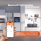 Humsienk 12V 150Ah Bluetooth Battery Built-in Bluetooth_5.0