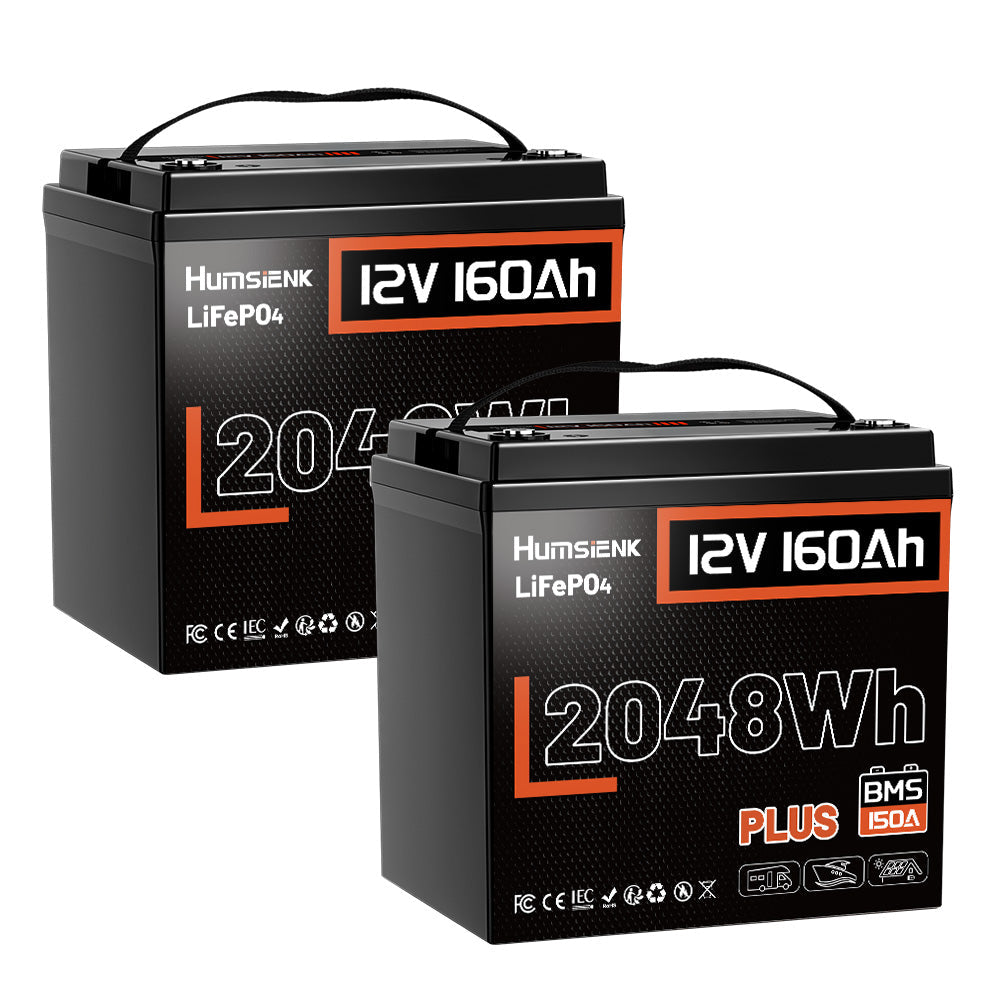 Humsienk_12V_160Ah_LiFePO4_battery_with_2048Wh_energy_storage-2_pack