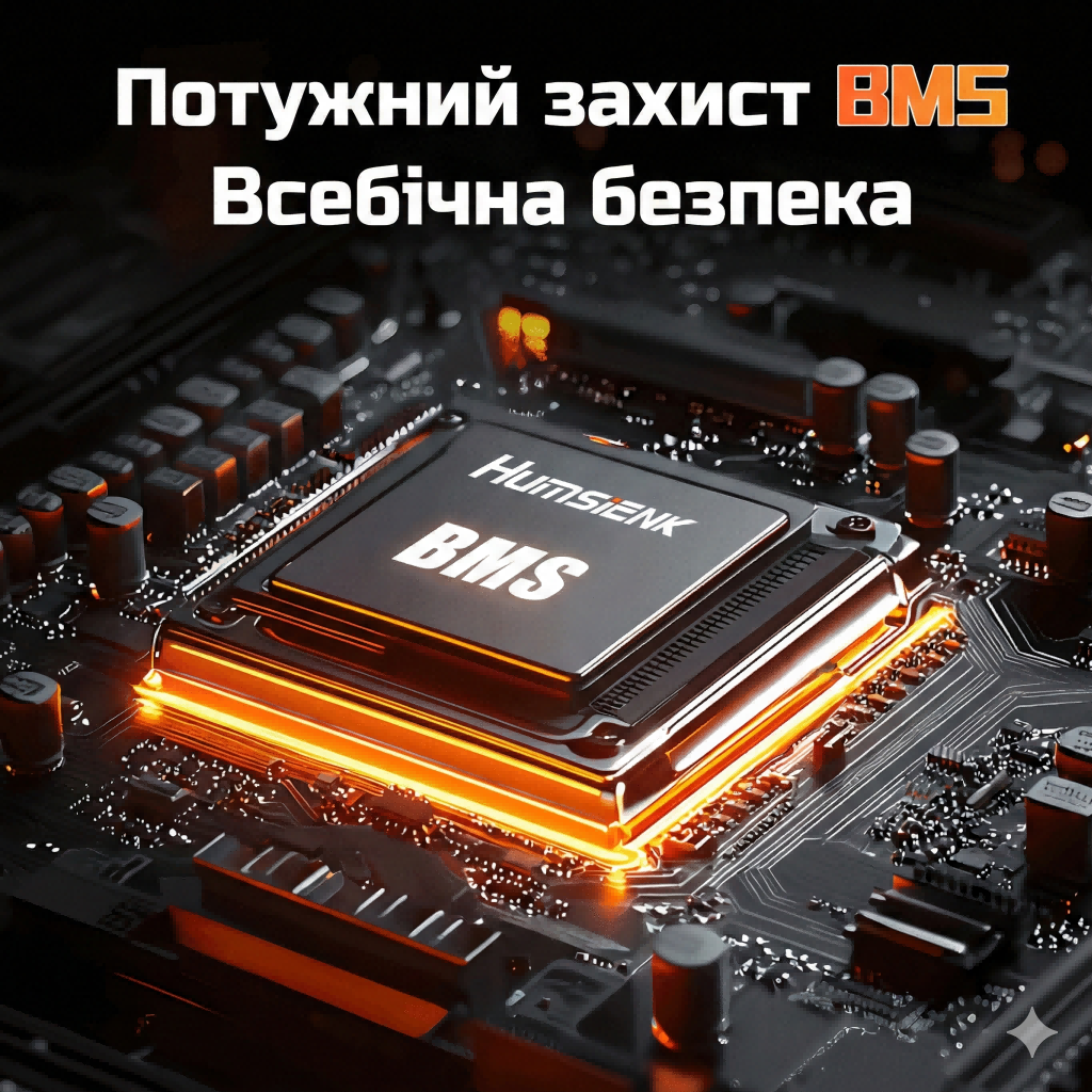 Humsienk 12V 314Ah Mini LiFePO4 lithium battery with 100A BMS protection