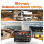 Ideal sustain LiFePO4 power supply for medium and large RVs, caravans, solar systems and fishing boats, yachts etc.